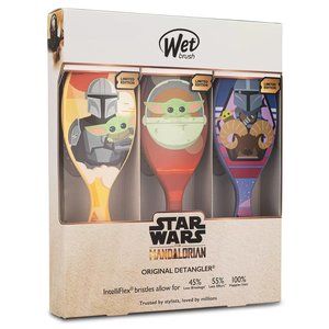 3 Pack Wet Original Detangler Brushes - Star Wars Mandalorian